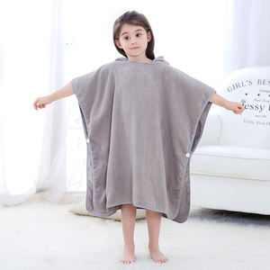 Michley personnalisé 100% coton enfants garçons peignoir filles dessin animé Animal enfants serviette à capuche - Product Image 6