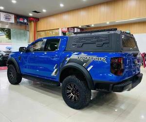 Couverture de benne rigide pliable en 4 parties, étanche, 4' 6'', pour Maverick Pickup 2012+, Ford Ranger & <span class=keywords><strong>Silverado</strong></span> 1500 Wildtrak - Product Image 3