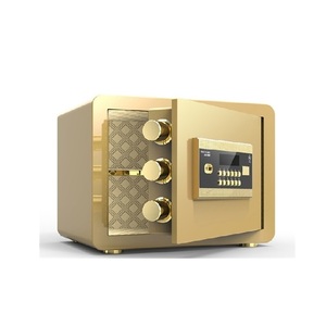 <b>Portable</b> High Quality Big Metal Safe Box Intelligent Password <b>Lock</b> for Office Home Use Duel Hotel Deposit Security Wall Safe Box - Product Image 1