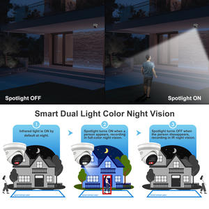 Anpviz US-Lagerbestand <span class=keywords><strong>4</strong></span> Stück 8MP PoE-Kamera Blitzlicht und Audioalarm Metall-Turret-Sicherheitskamera für Außenbereich 2-Wege-Audio <span class=keywords><strong>IP</strong></span>-Kamera - Product Image 5