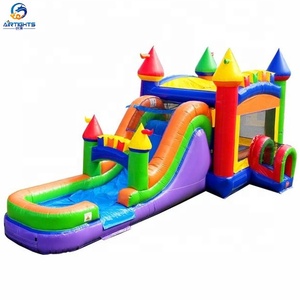 <span class=keywords><strong>Mega</strong></span> casa inflable de rebote, Combo inflable multicolor, tobogán de salto, venta de fábrica hermética - Product Image 1