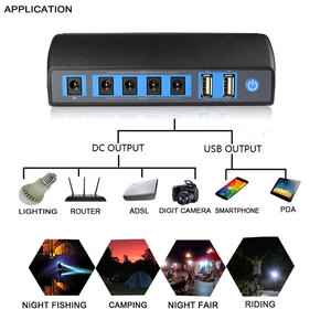 <span class=keywords><strong>Power</strong></span> <span class=keywords><strong>Bank</strong></span> Portatile WGP USB 5v DC <span class=keywords><strong>12v</strong></span> 31200 mAh, Batteria Esterna per Telefono e Laptop per Uso Esterno - Product Image 6