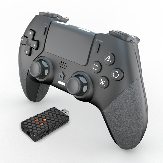 Elite Wireless Game Controller Dual Vibration Programmable Button Six Axis Body Sense Game Controller for PS5