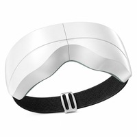 Masseur oculaire intelligent avec chaleur, compression d'air, vibration, musique Bluetooth, masque de massage oculaire pliable pour soulager la fatigue oculaire