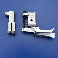 Pied marcheur KP1560 avec guide central pour machine à coudre à double aiguille Consew 369RB JUKI LU-1560 LU-2810 Typical GC20606 20618