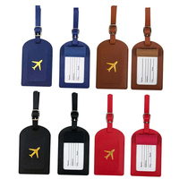 Ensemble de protège-passeport et d'étiquettes à bagages avec logo personnalisé, étiquettes à bagages imprimées par sublimation, étiquettes à bagages vierges