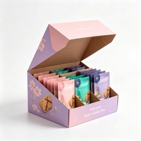 Boîte de présentation en papier recyclé avec logo imprimé personnalisé pour bonbons, jouets, chocolat, café, chewing-gums, vente au détail, supermarché, comptoir, présentation alimentaire
