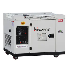 Trailer Generator Air Cooled 10KW 12KW 15KW 380V 400V 3 Phase Diesel Generator For Industry Using