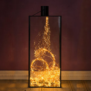 200 LED albero <span class=keywords><strong>di</strong></span> <span class=keywords><strong>natale</strong></span> vite Light 10 ramo filo <span class=keywords><strong>di</strong></span> rame filo filo <span class=keywords><strong>di</strong></span> plastica calda bianca lampada da fata a batteria per uso esterno - Product Image 5