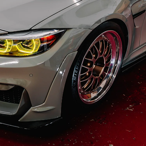Jantes forgées 3 pièces E88, finition argent brossé, centre poli miroir, jantes en alliage racing 17 <span class=keywords><strong>18</strong></span> 19 20 pouces pour BMW M2 M3 M4 - Product Image 3