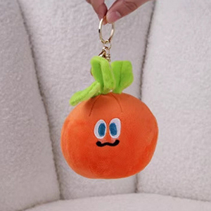 Muñeco de Peluche Creativo de Zanahoria, Almohada de Dibujos Animados de Moda, Regalo de Buena Suerte con Zanahoria y Caqui - Product Image 1