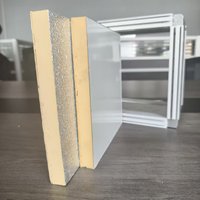 Panneau en mousse phénolique à double face en aluminium, forme rectangulaire, longue durée de vie, durable, plaque de conduit d'air HVAC pour usage hospitalier