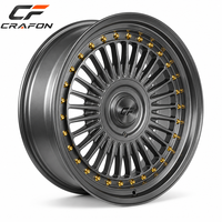 Jantes forgées monobloc CF FIT pour BRZ Polo Golf Mk3 Mk4 4x100 5x100 PCD 57.1 ET, en alliage d'aluminium, style classique sport sur mesure, neuves