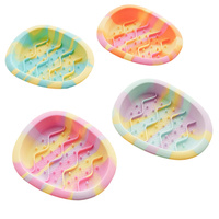 Haute qualité personnalisé chat et chien bol de nourriture petite taille coloré Silicone Portable bol mignon accessoire pour animaux de compagnie