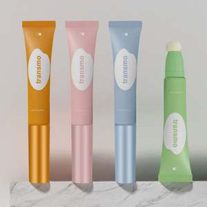 Emballage de flacon cosmétique en plastique souple pour lotion à tête d'éponge, tube souple de 20 ml, tubes à presser pour brillant à lèvres - Product Image 1