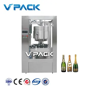 Automatic Wine Making machine/Juice Liquid champagne wine filling and capping machine bottle filling machine Quality assurance