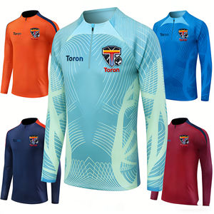 工厂直供定制徽标足球运动服训练足球球衣足球俱乐部国家队队长长袖足球夹克 - Product Image 1