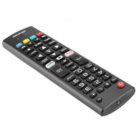 Control Remoto Universal de Código Fijo AKB75375604 de Alta Calidad con Teclas de Acceso Directo para Streaming, Compatible con LG Smart TV