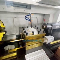 Mesin Bubut Pipa CNC QK1319 Grosir Big Bore Single Spindle untuk Industri Minyak, Mesin CNC Pembuat Ulir Pipa