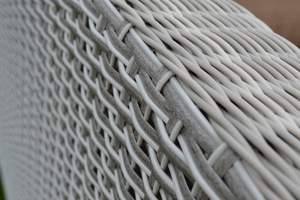 Ensemble de canapés de jardin en rotin et osier mesa plegable ensemble de meubles demi-cercle en aluminium coin liquidation hôtel extérieur métal moderne - Product Image 2