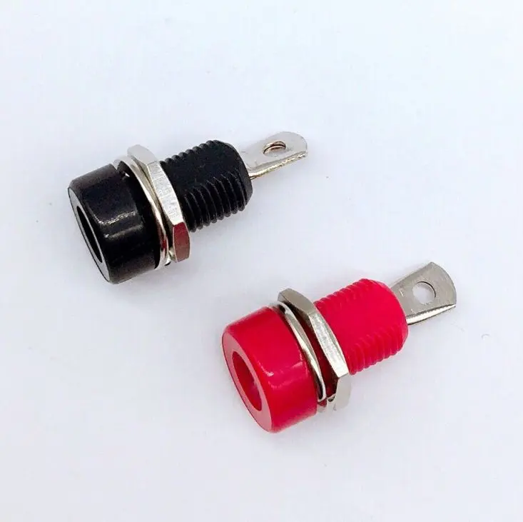 Conector de alta tensão Banana Plug 4mm soquete de banana pode ser inserido terminal de bloco de terminais de 4mm