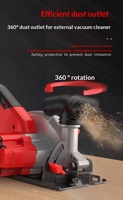 Scie circulaire portative rechargeable au lithium Super Ants de 6 pouces, machine à découper 21V, 150 poussées manuelles