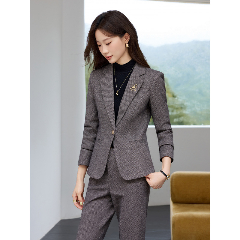 Light brown suit pants