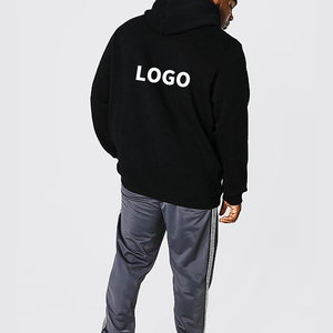 Pull à capuche surdimensionné 100% coton, avec Logo imprimé, écran personnalisé, Super doux, pour hommes - Product Image 3