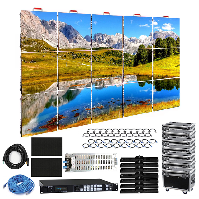 Seamless Splicing Full Color P2.604 P2.976 P3.91 Led Display Outdoor Stage Backdrop Rental LED Display Screen