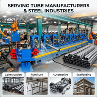 Industrielle Stahlrohr-Produktionslinie Vollautomatische Hochleistungs-Motor-Kohlenstoffstahlrohr-Herstellungsmaschine Fabrik-Großhandel