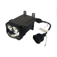 Phare antibrouillard de voiture Bi Led carré 2 pouces Projecteur antibrouillard à lentille compacte 12V 24V pour voiture moto camion pour Toyota Accessoires de voiture
