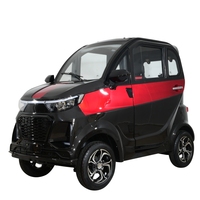 Scooter Électrique Adulte Abordable Mini Mobilité VE Auto Enclos 4 Roues, Voiture Électrique Sans Permis de Conduire