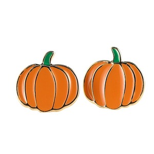 Orecchini a Perno a Forma di Zucca, Gioielli per Orecchie per Halloween e Natale, Accessorio Regalo per Outfit da Festa per Donne - Product Image 5