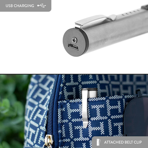 قلم أمان قوي للدفاع عن النفس بتصميم نحيف قابل لإعادة الشحن عبر USB مع مؤشر للبطارية - Product Image 6