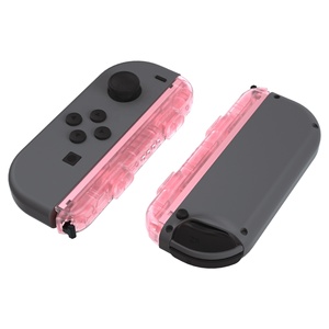 Coque de remplacement DIY rose cerise transparente, sangle de poignet personnalisée, boutons pour Nintendo Switch et Switch OLED - Product Image 4