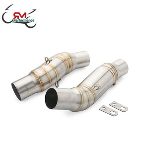 Ligne d'échappement Slip-On avec silencieux et collecteur central, 51mm, en acier inoxydable, pour KAWASAKI Z1000/<span class=keywords><strong>Z1000SX</strong></span> (2010, 2020, <span class=keywords><strong>2019</strong></span>) - Product Image 3