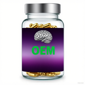 विटामिन पूरक निजी लेबल जटिल बी विटामिन बी 6 बी 12 कैप्सूल कॉफी फल निकालने मस्तिष्क बूस्टर कैप्सूल - Product Image 1