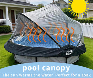 Cubierta para <span class=keywords><strong>Piscina</strong></span> Bebon Premium Azul <span class=keywords><strong>de</strong></span> Poliéster <span class=keywords><strong>de</strong></span> 10 Pies, Antipolvo, Alta Resistencia, Duradera, Conveniente, Venta al por Mayor para Exteriores - Product Image 6