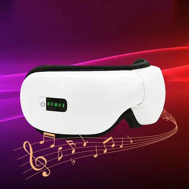 2024 Dispositivo inteligente de massagem ocular inteligente, compressa quente sem fio Bluetooth para olhos, dispositivo de venda imperdível