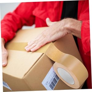 Nhà sản xuất cung cấp chất lượng cao tự nhiên sinh thái thân thiện nâu 2inch heavy duty có thể tái chế tự dính Kraft gói băng - Product Image 2