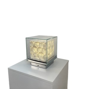 Lámpara de mesa de estilo japonés Yu-Tang, fuente de luz LED E27 para sala de estar, dormitorio, estudio, diseño de ambiente - Product Image 5