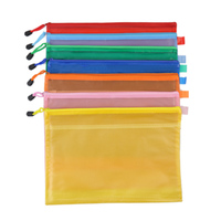 Porte-documents A6 en PVC personnalisé, grande capacité, léger, avec fermeture éclair, pour la maison/le bureau