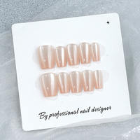Ongles en acrylique de luxe à effet œil de chat tendance, forme carrée courte, cercueil, moulage 3D, vente en gros, port quotidien glamour
