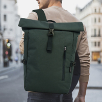 Sac à dos de voyage écologique à enroulement, sac à dos décontracté pour bagage à main