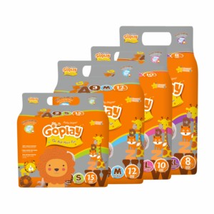 Couches-culottes jetables OEM Swaddlers avec protection 3D anti-fuites et feuille arrière respirante, tailles S-XL pour bébés, directement de Chine - Product Image 1