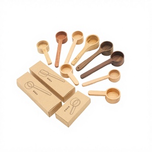 Cucharas de Café Jackie para Bote, Cucharas Medidoras de Madera Hechas a Mano Multifuncionales de 15 ml de Capacidad para Café Molido - Product Image 3