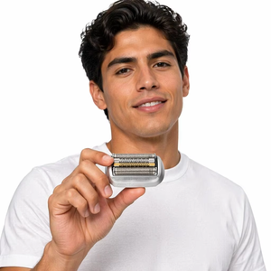 หัวโกนหนวดไฟฟ้าแบบเปลี่ยนได้ ใบมีดเดี่ยว ใช้พลังงานจาก USB สำหรับใบหน้าและร่างกาย ใช้ได้กับ <span class=keywords><strong>Braun</strong></span> <span class=keywords><strong>Pro</strong></span> 94M Gilding - Product Image 3