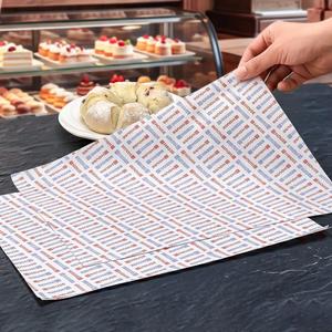 Food Grade PE Single-Sided Grease Proof <b>Biodegradable</b> Eco-Friendly Kraft <b>Paper</b> Liners Custom Printed Bakery Fast Food Tray - Product Image 3