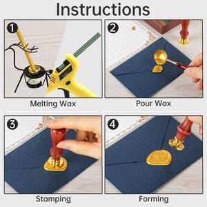 Bougies de cire à cacheter artisanales de qualité supérieure pour décorations de mariage, bougies de cire de luxe, parfum d'ambiance élégant pour la maison - Product Image 4