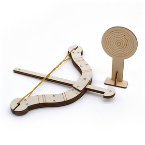 Kit de modelo de arco y flecha de madera de 210 mm, ensamblaje manual, juguete educativo STEM para niños, aprendizaje de ciencia e ingeniería - Product Image 4